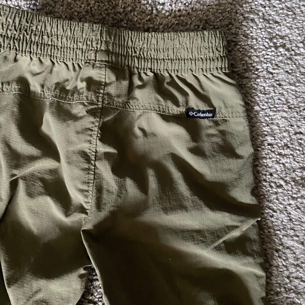 Columbia 4T toddler elastic cuff hiking pants lightweight khaki all season - Picture 6 of 8